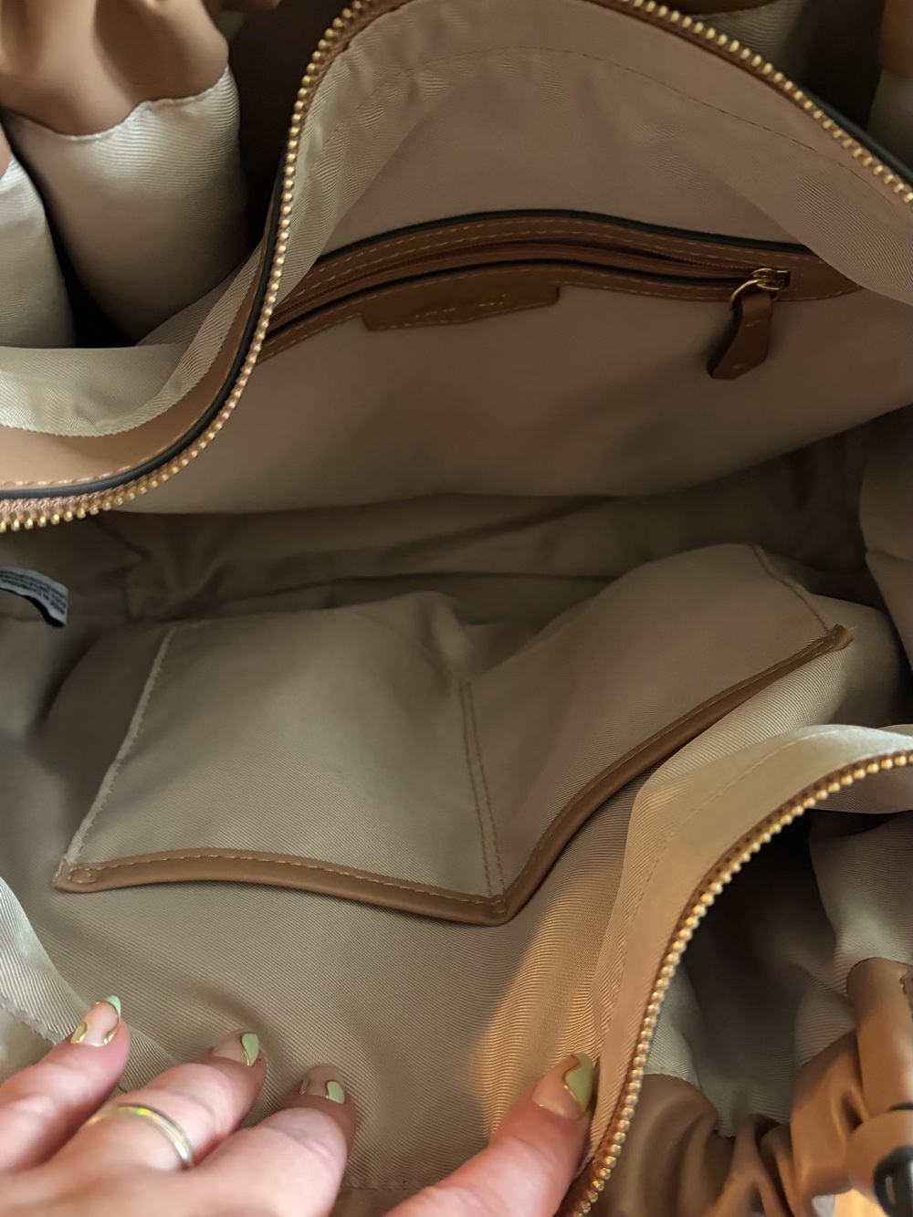 Nine West Brown Tote Bag - Picture 4 of 9